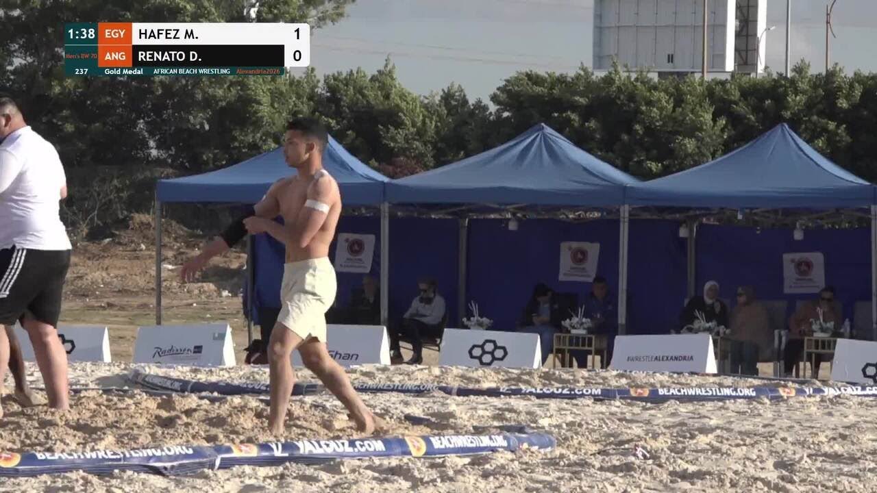 Mohamed Ahmed Mohamed Salah HAFEZ (EGY) vs. Diasivi Garcia Alexandre RENATO (ANG) • Gold Medal • Men