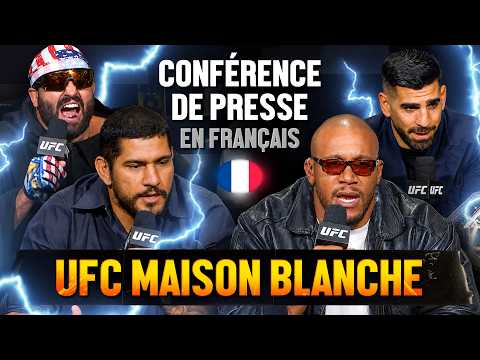 "Je vais te pisser dessus" UFC White House (Topuria, Pereira, Gane) - La Conf' de Presse