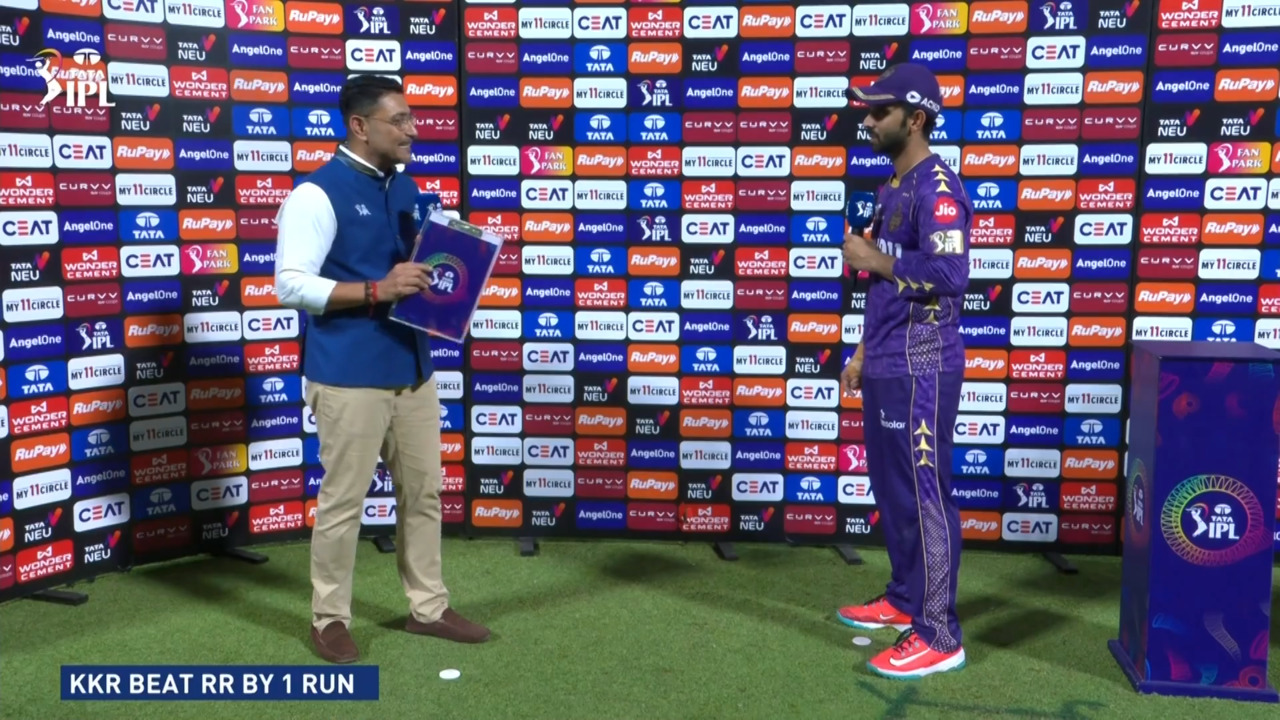 IPL 2025 M53: KKR vs RR - Post Match Presentation