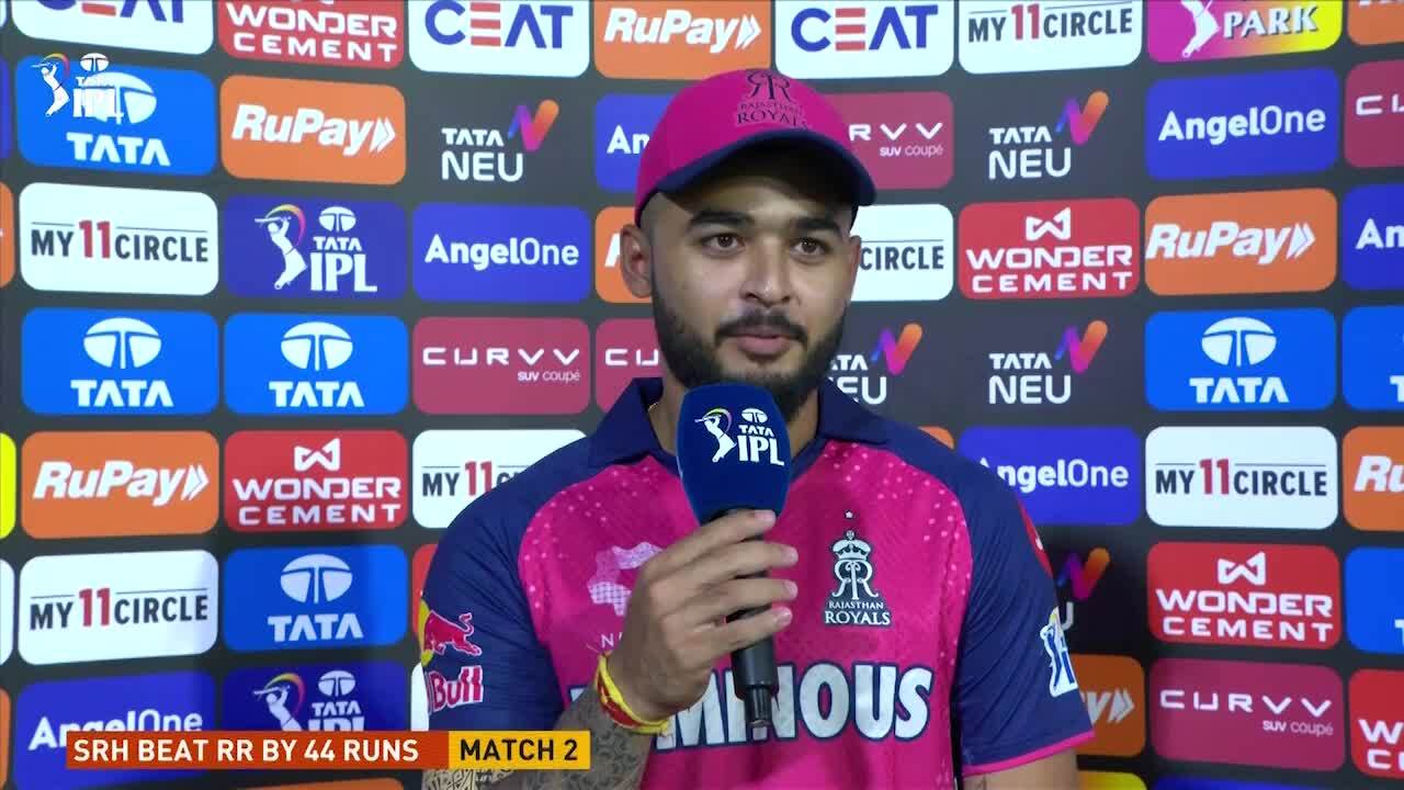 IPL 2025 M02: SRH vs RR - Riyan Parag Interview