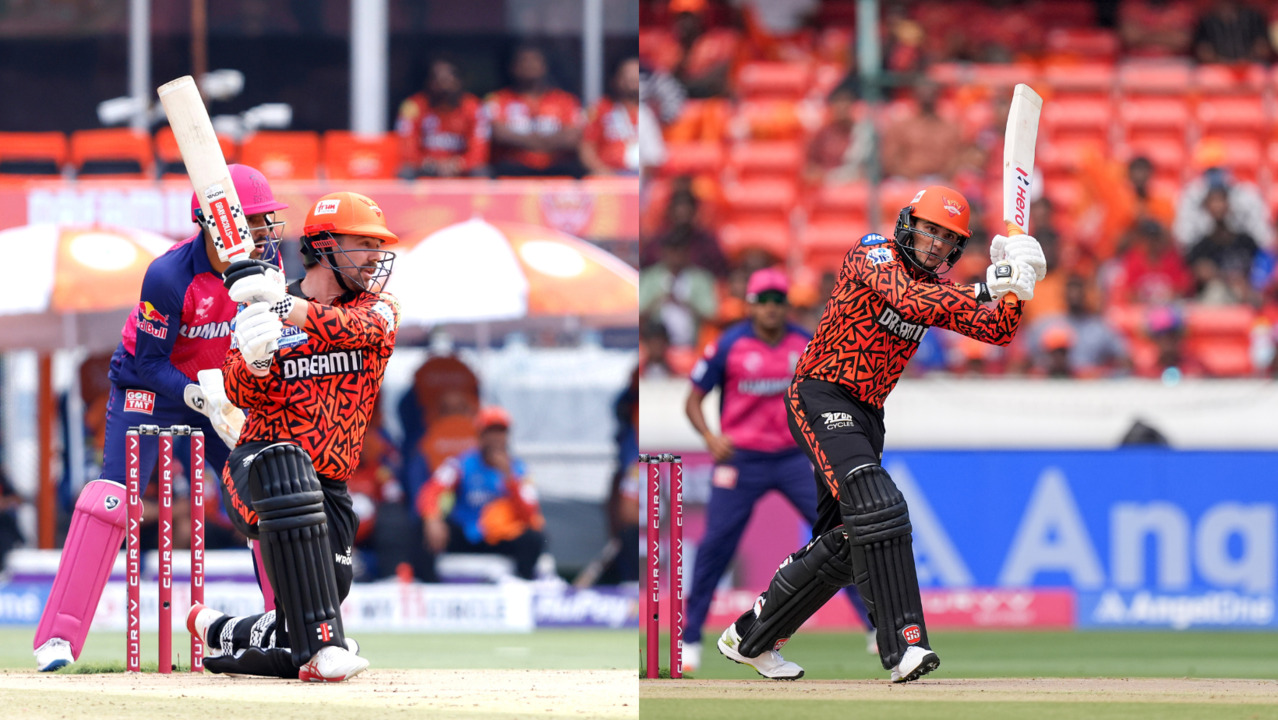 4,4,4,6: Abhishek Sharma, Travis Head get SRH off to flier background