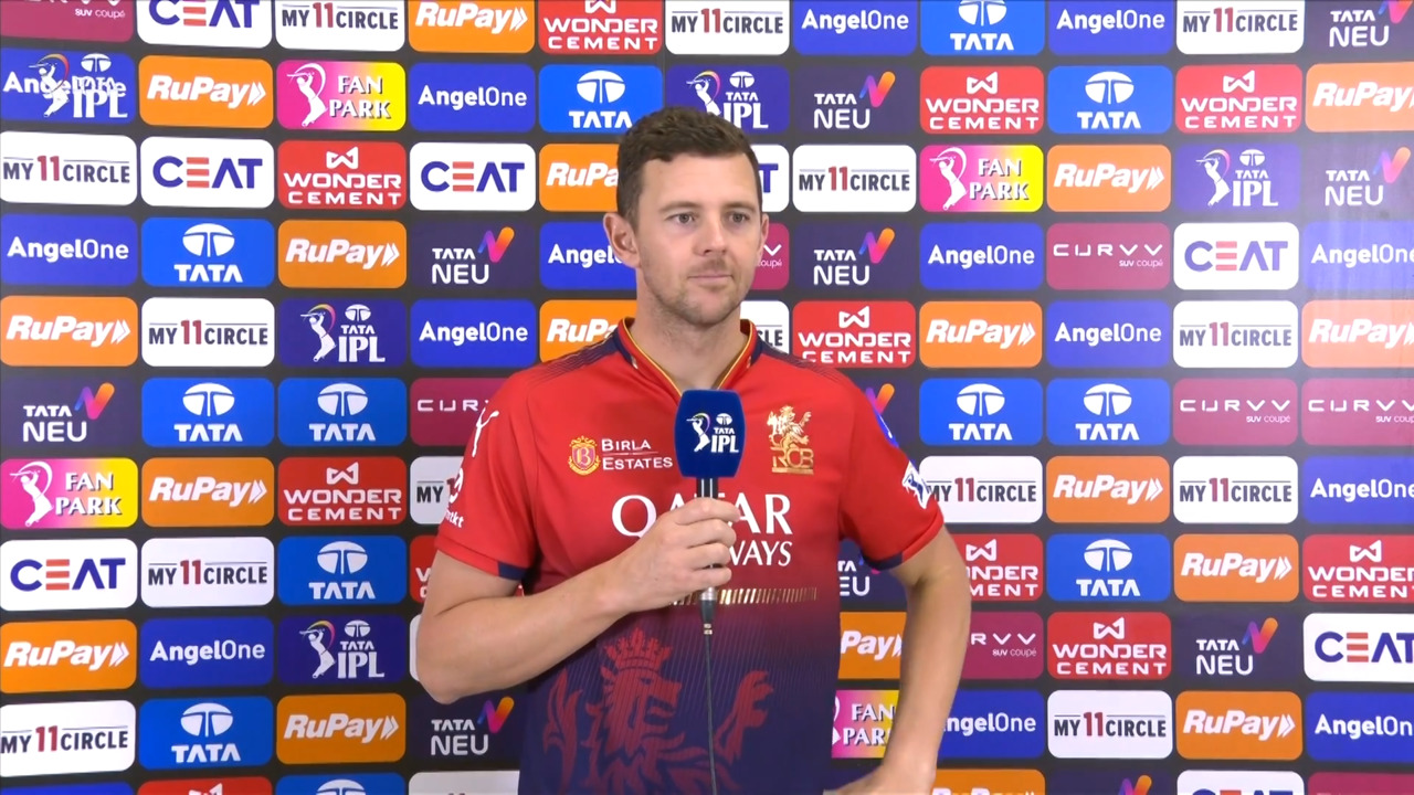 IPL 2025 M34: RCB vs PBKS - Josh Hazlewood Interview