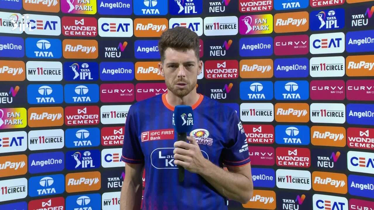 IPL 2025 M16: LSG vs MI - Mitchell Santner Interview background