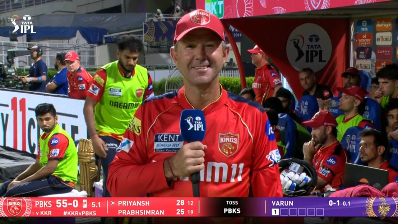 IPL 2025 M44: KKR vs PBKS - Ricky Ponting Interview