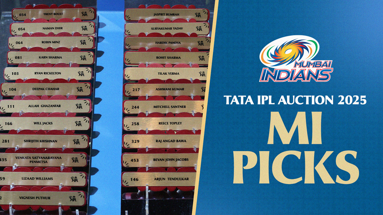 TATA IPL Player Auction 2025 - Mumbai Indians