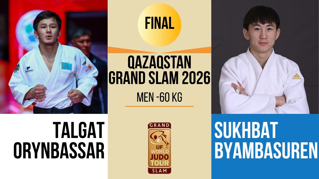 Talgat ORYNBASSAR VS Sukhbat BYAMBASUREN | Qazaqstan Grand Slam 2026 | GOLD -60 kg