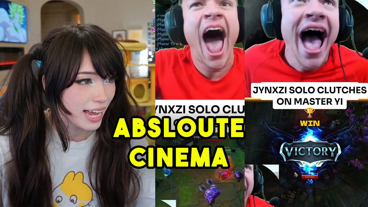 Emiru reacts to the best jynxzi & Dantes League of Legends clip