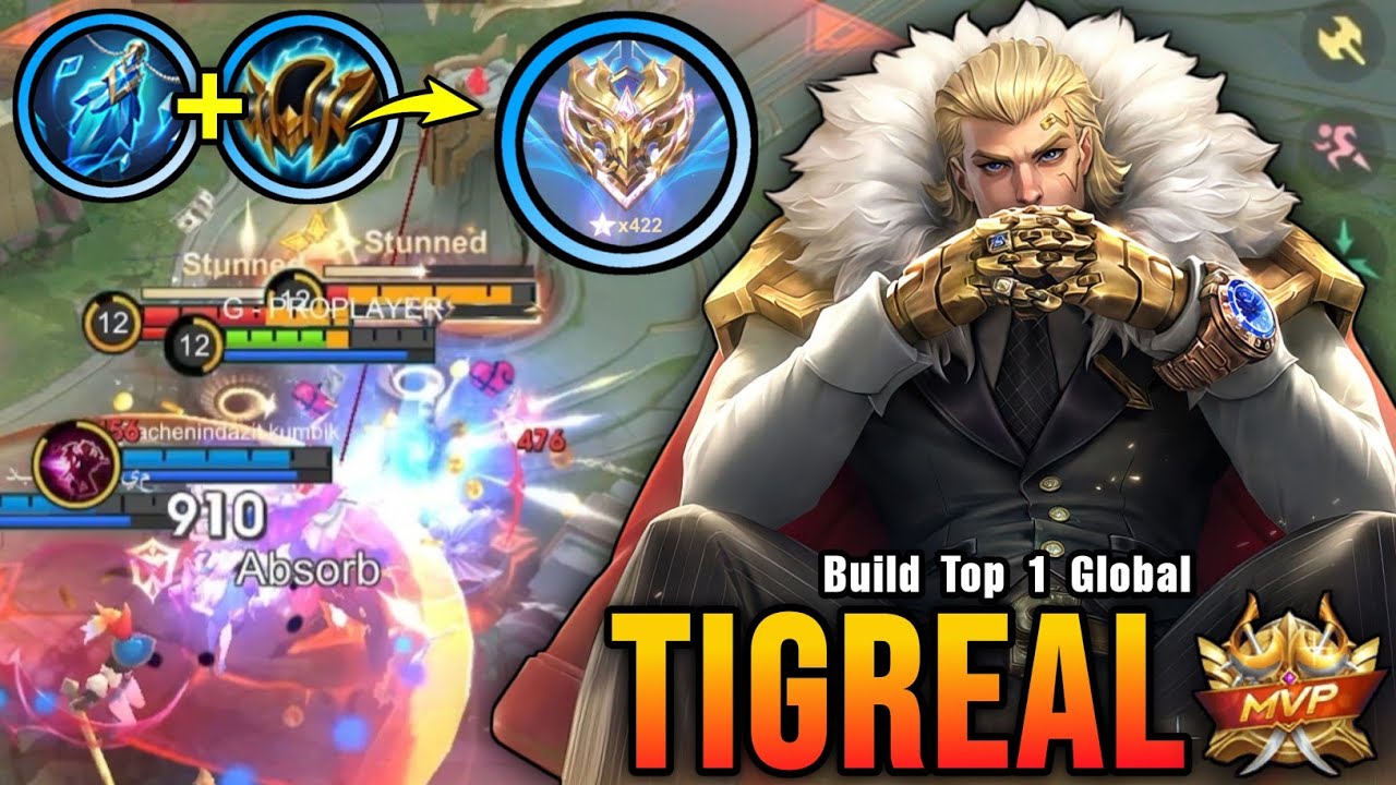 Tigreal with New OP Item (AUTO MVP) - Build Top 1 Global Tigreal ~ MLBB