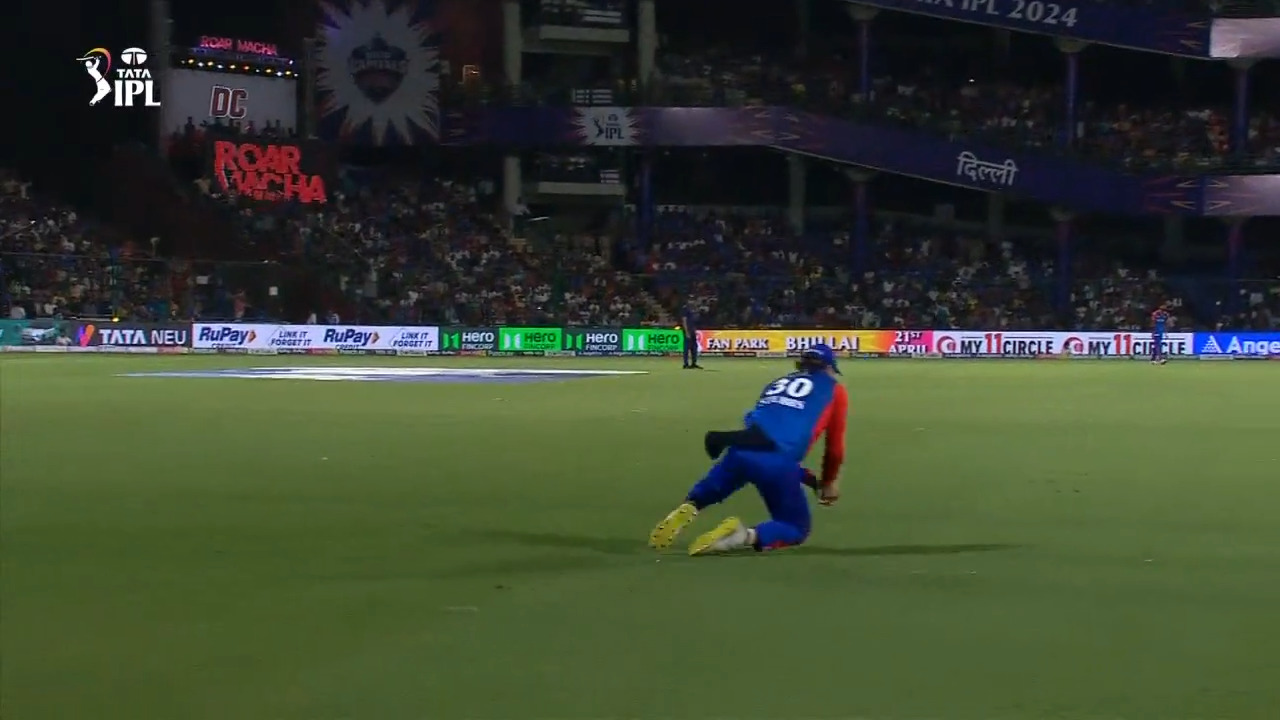 Excellent Grab: Stubbs takes a fine catch to dismiss rampant Head background