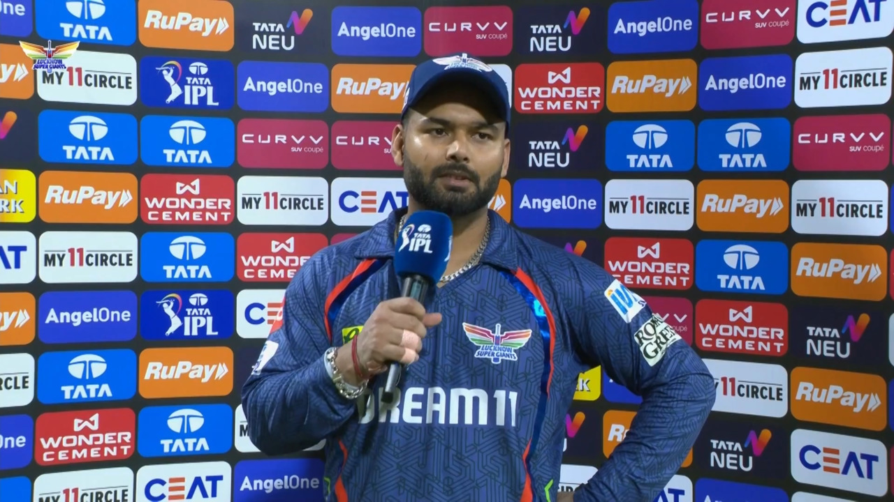 IPL 2025 M13: LSG vs PBKS - Rishabh Pant Interview