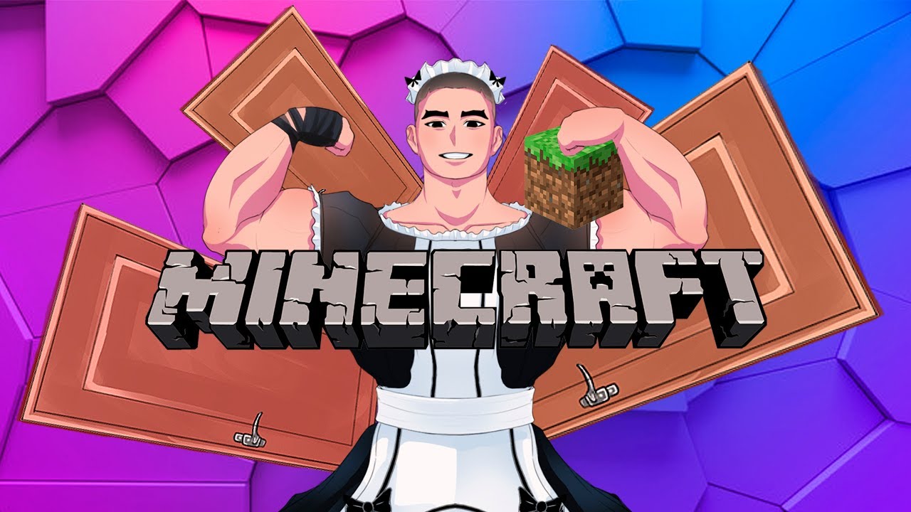 Buff Weeb plays MINECRAFT and SUCKS | Buff Highlights background