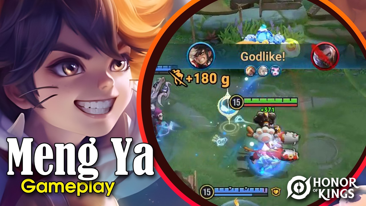 Honor of Kings Meng Ya Gameplay - Farm Lane