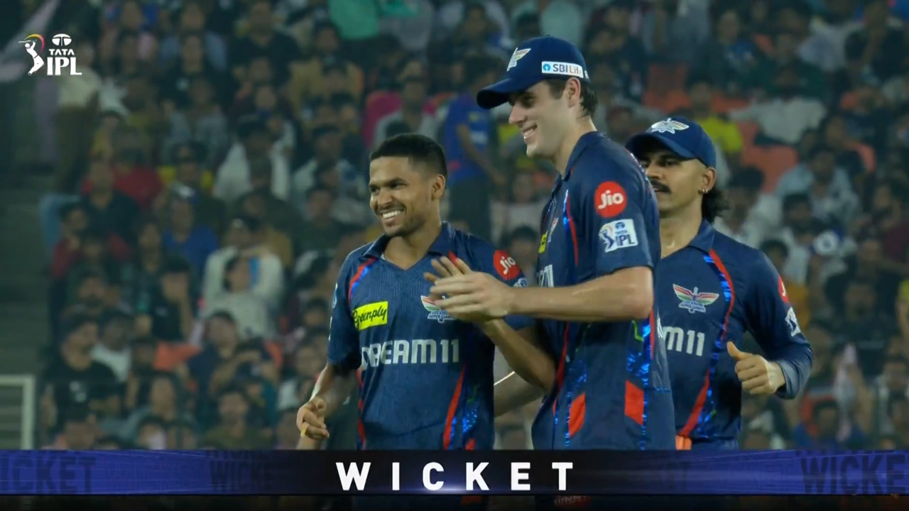 IPL 2025 M64: GT vs LSG - Fall of Wickets