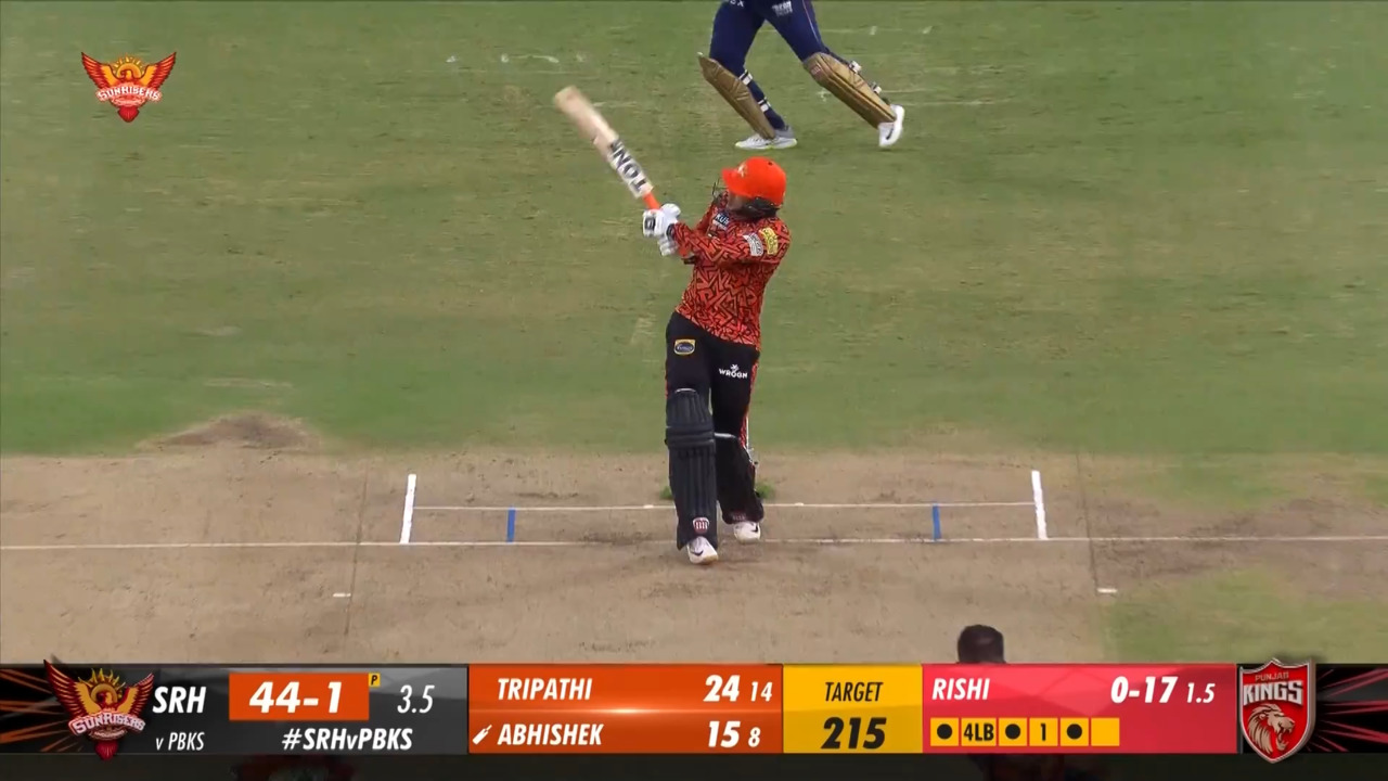 M69: SRH vs PBKS – Abhishek Sharma Six background
