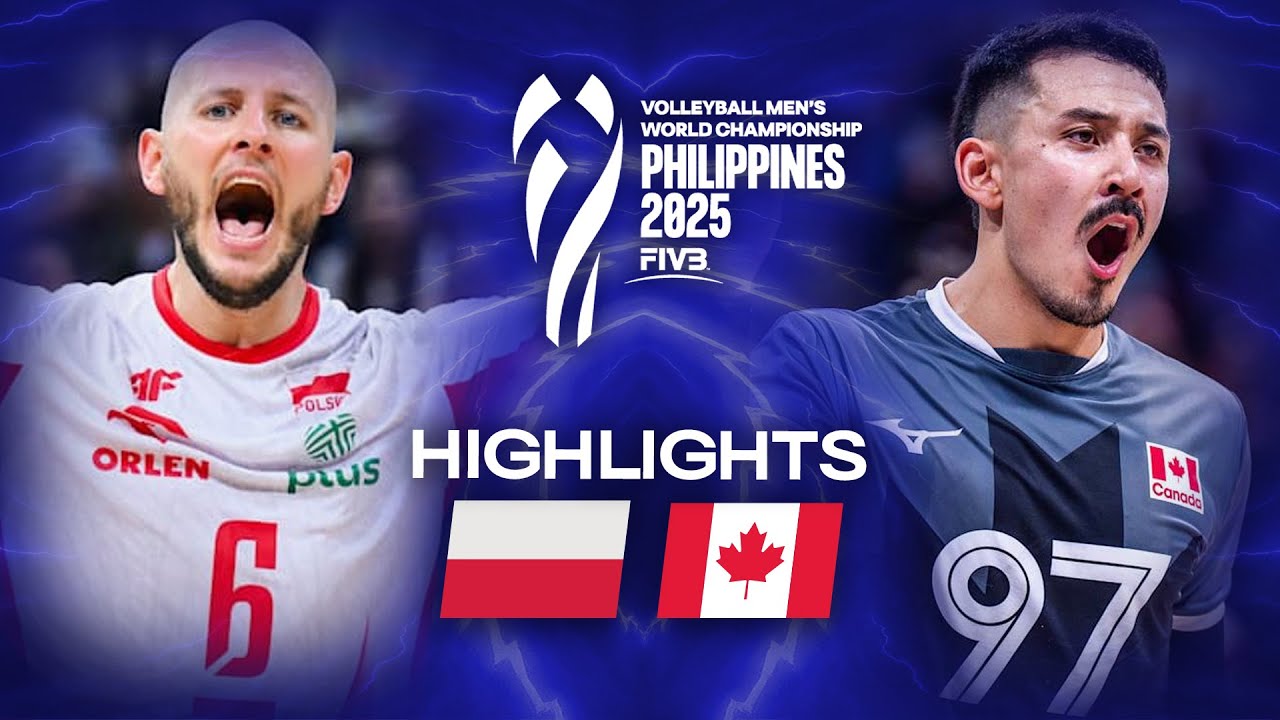 Poland 🇵🇱 vs. Canada 🇨🇦 - Highlights | Men's World Championships 2025 background