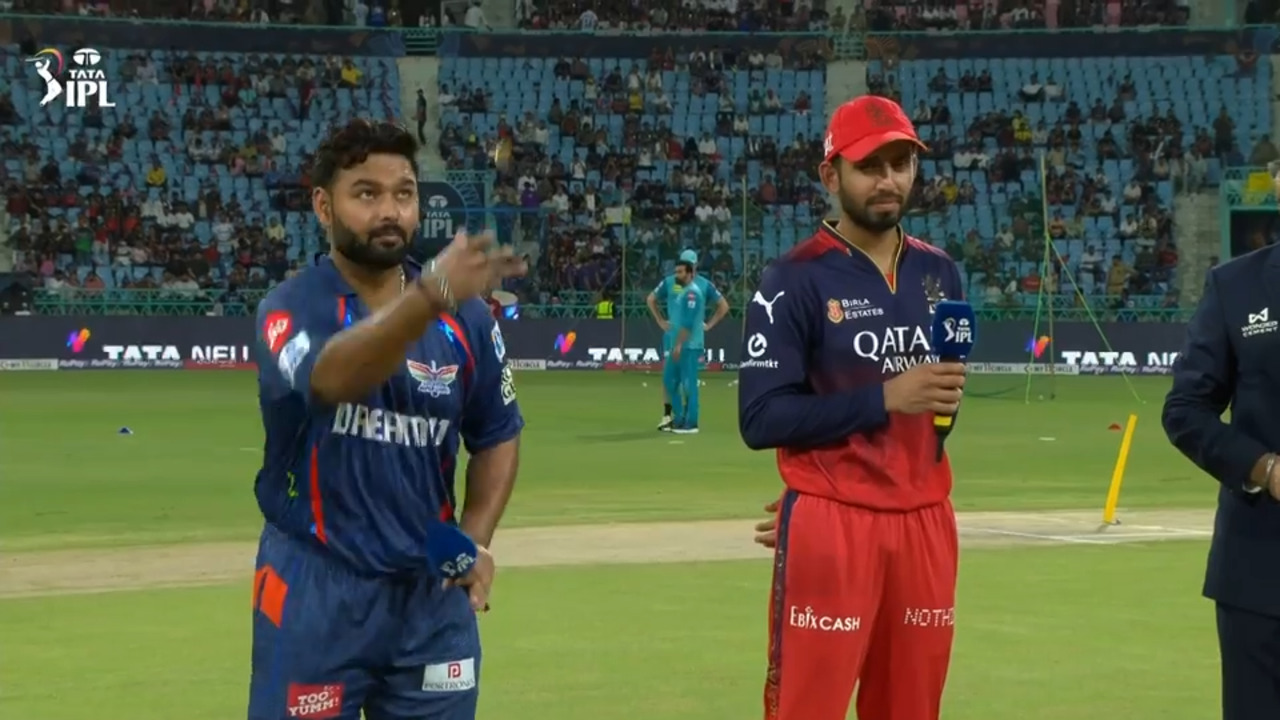 IPL 2025 M70: LSG vs RCB - Toss