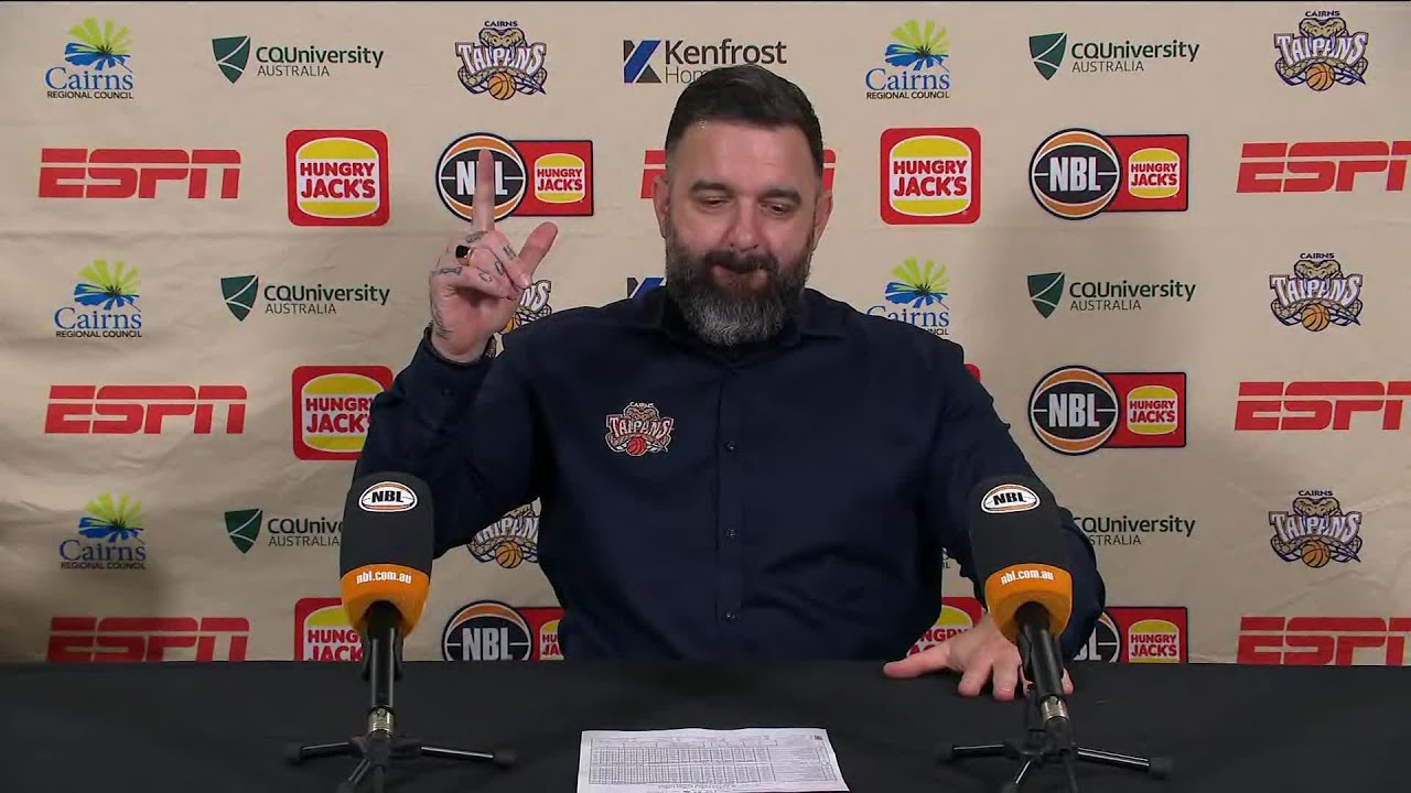 Adam Forde press conference vs New Zealand Breakers - Round 22, NBL26