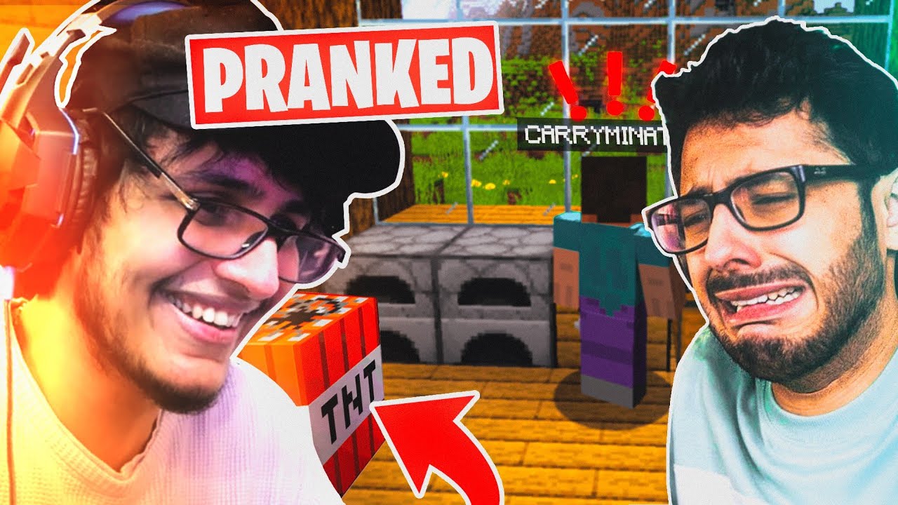 I Pranked Carry in My Minecraft World and He Had No Idea background