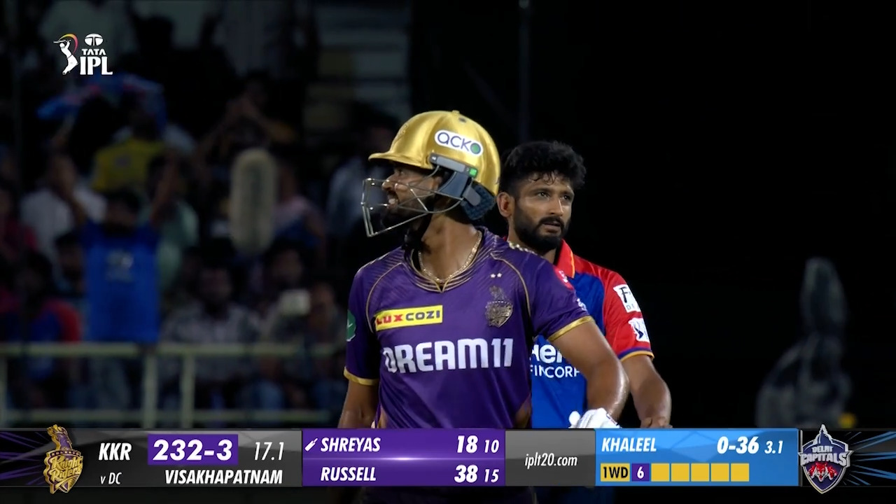 6 & OUT! Khaleel bounces back to dismiss Shreyas