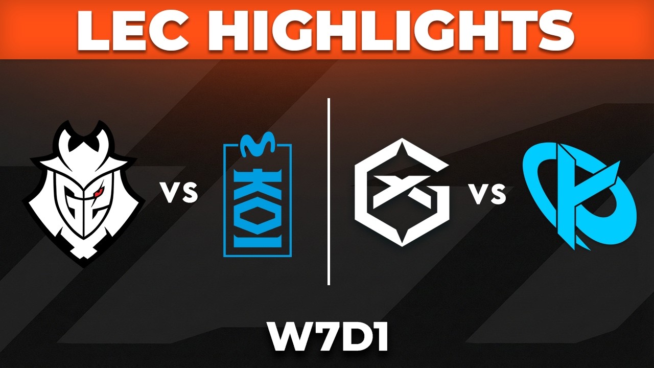 LEC Highlights ALL GAMES W7D1 | 2026 LEC Spring by Onivia background