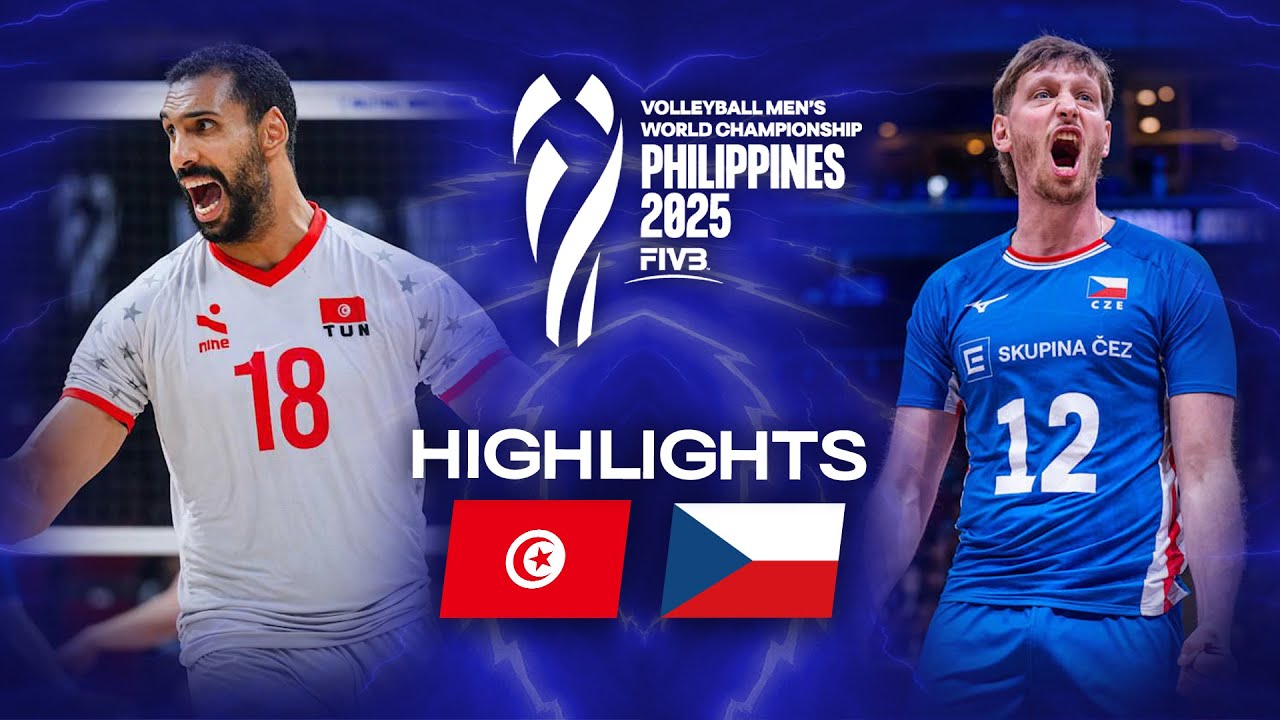 Tunisia ЁЯЗ╣ЁЯЗ│ vs. Czechia ЁЯЗиЁЯЗ┐ - Highlights | Men's World Championships 2025