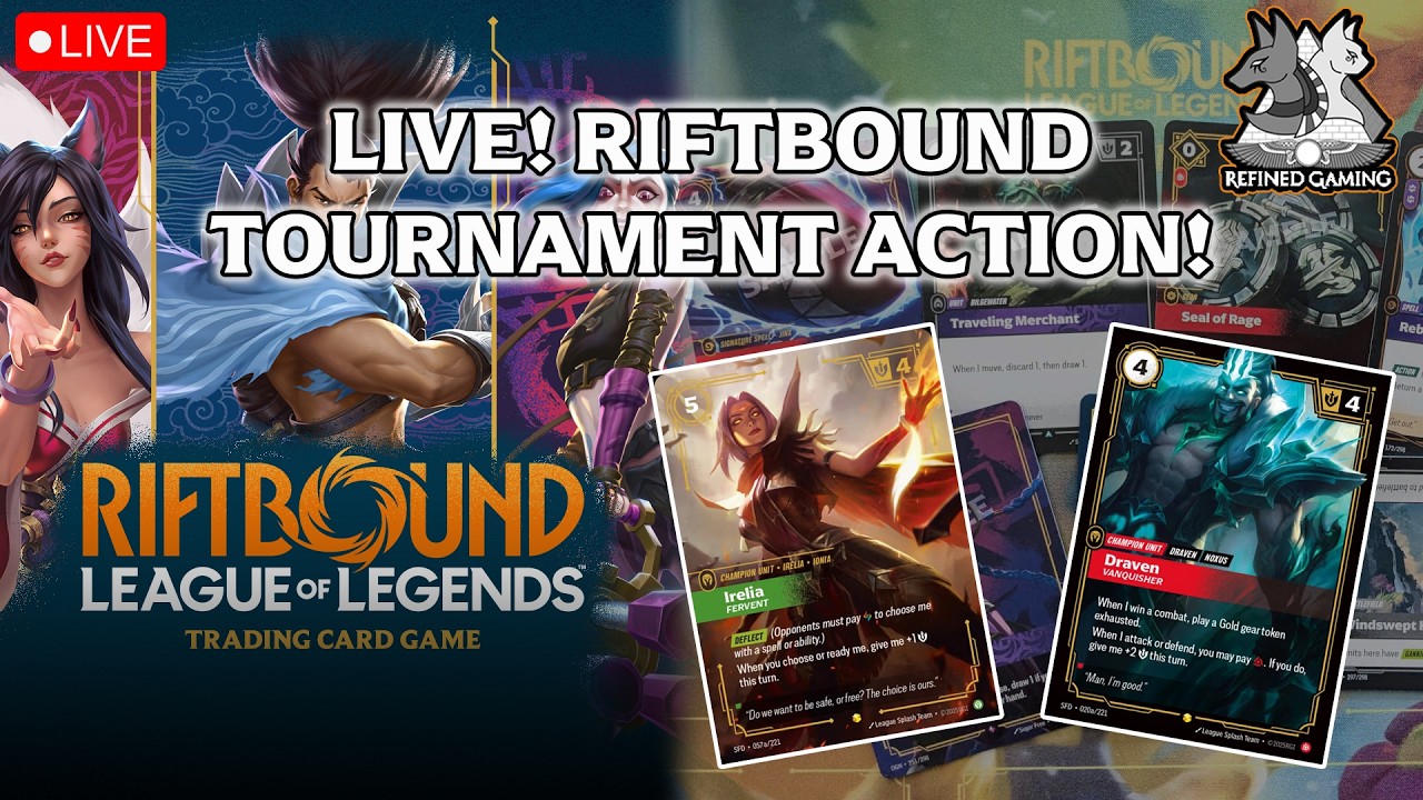 Riftbound TCG Live | Weekly Gameplay Stream (League of Legends TCG)