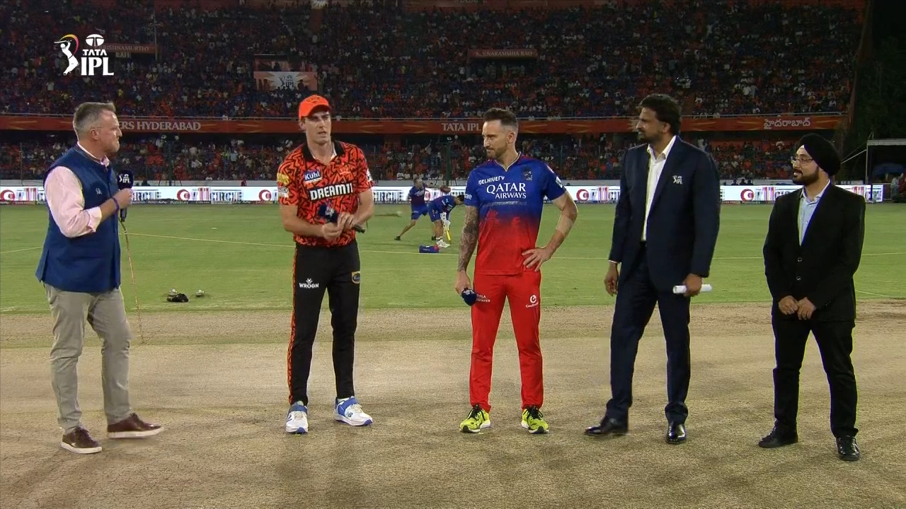 M41: SRH vs RCB – Toss