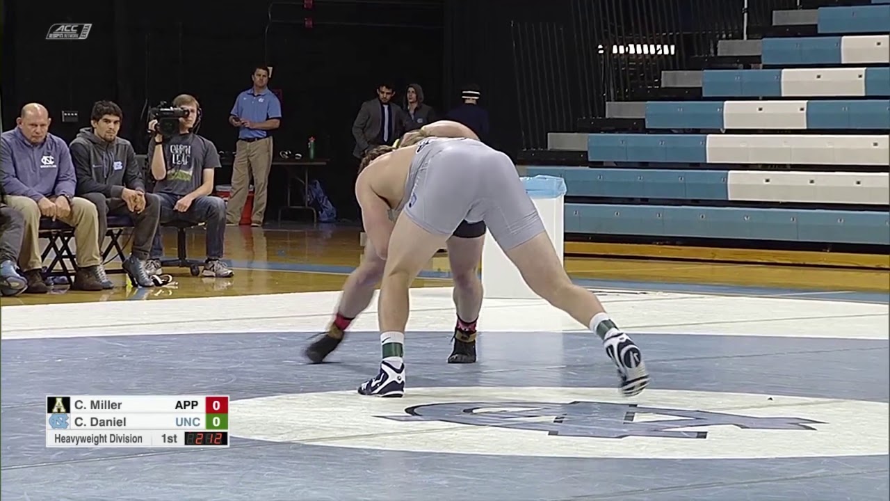 unc vs app state wrestling dual highlights
