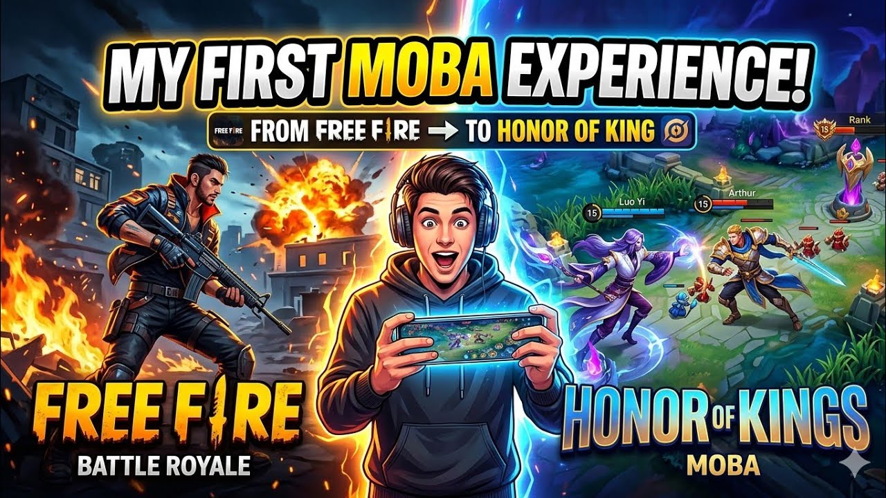 From Free Fire To Honor of Kings ๐ฑ My First MOBA Journey Begins! | Vyro Plays