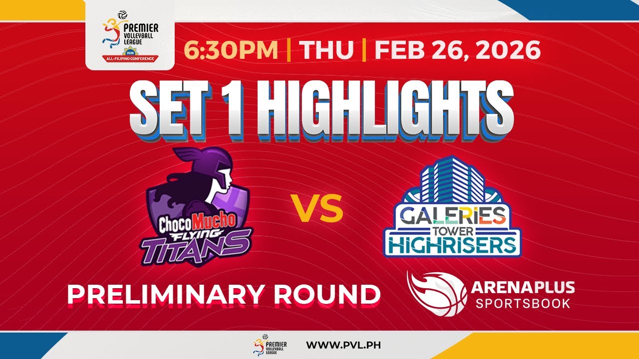 Choco Mucho vs. Galeries - 1st Set Highlights
