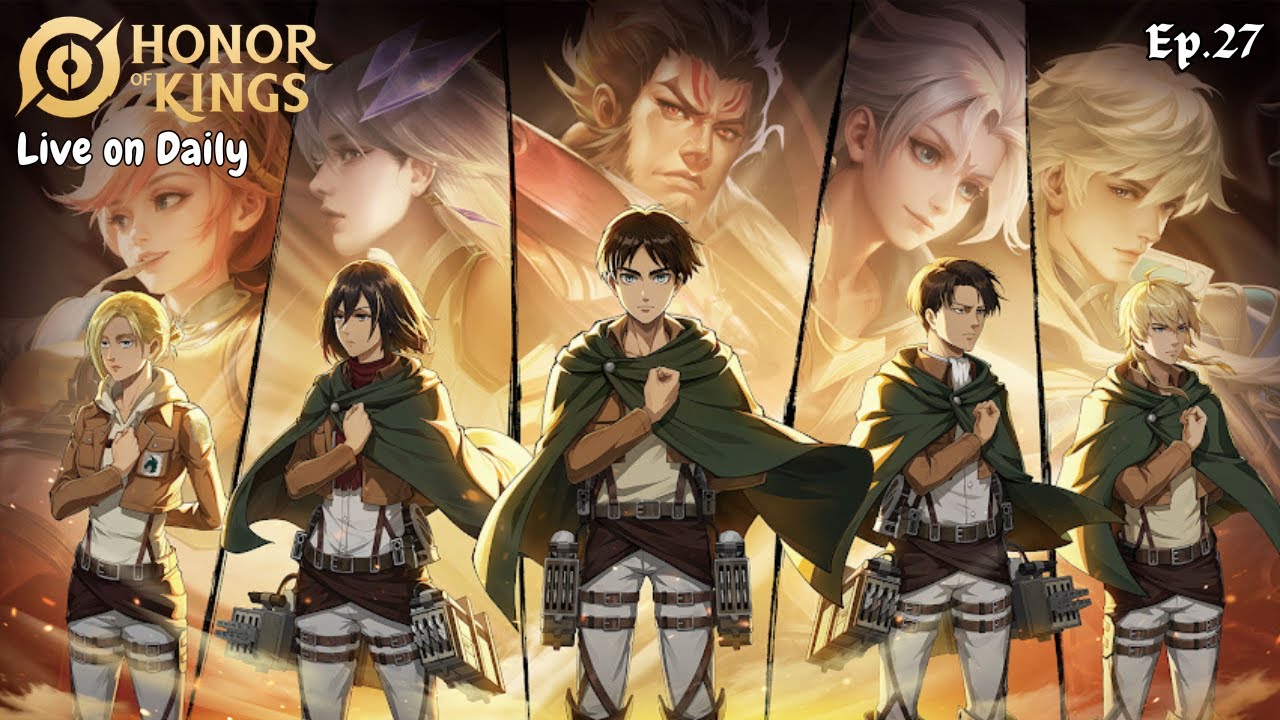 🔴 SEKO - Honor of Kings Live : Friday, Join HoK × Attack on Titan as Master| Ep.27 background