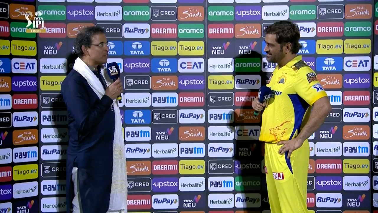 Final: CSK vs GT – Post Match Presentation background