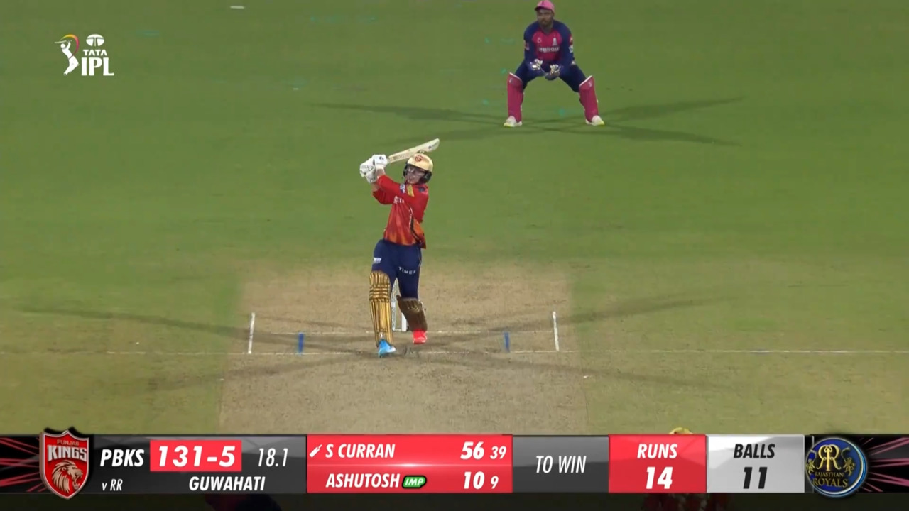 M65: RR vs PBKS – Sam Curran Six