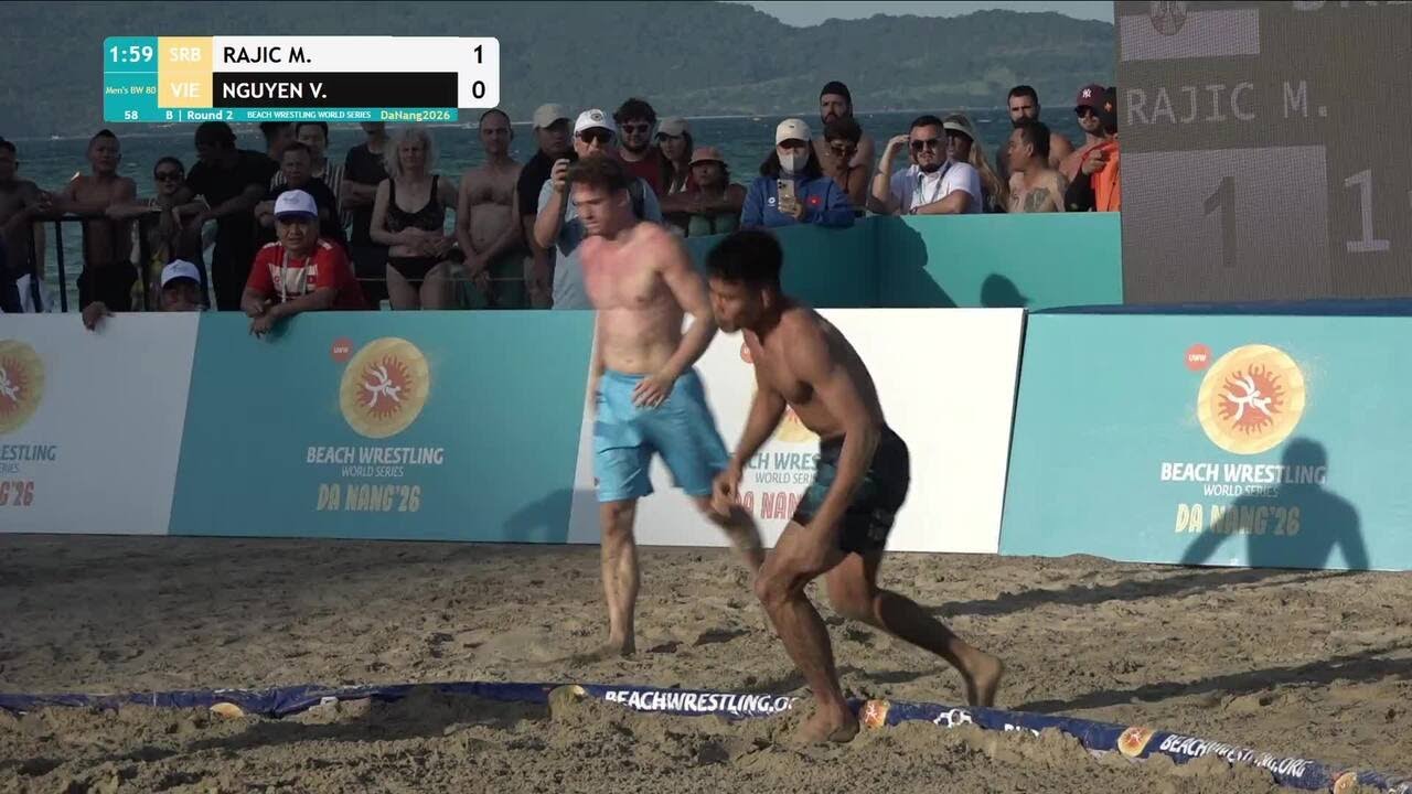 Miljan RAJIC (SRB) vs. Van Tu NGUYEN (VIE) • B | Round 2 • Men's BW 80Kg