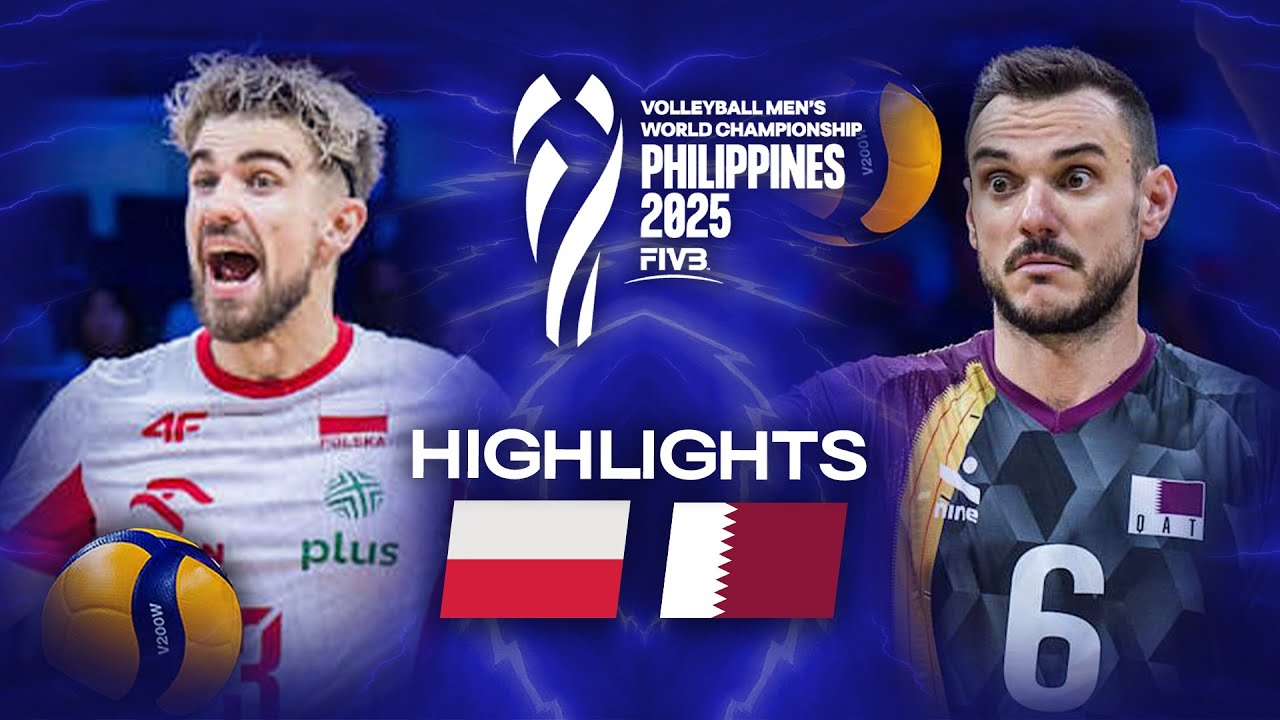 Poland ЁЯЗ╡ЁЯЗ▒ vs. Qatar ЁЯЗ╢ЁЯЗж - Highlights | Men's World Championships 2025
