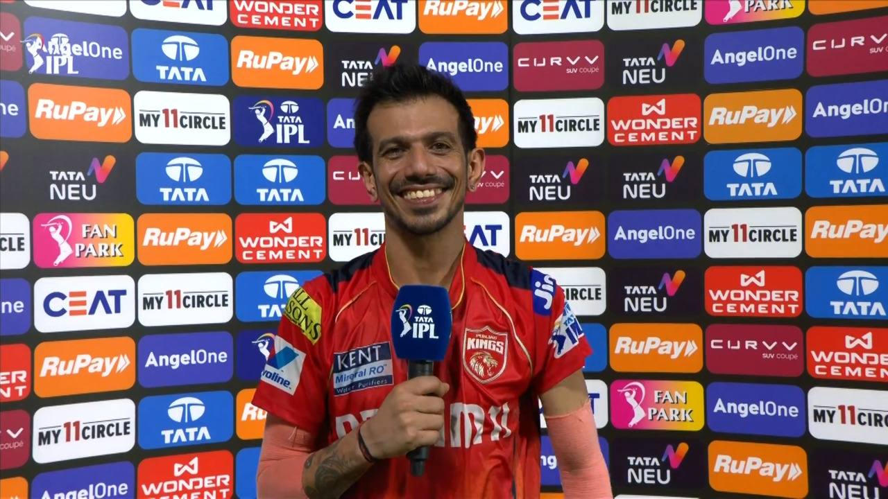 IPL 2025 M49: CSK vs PBKS - Yuzvendra Chahal Interview background