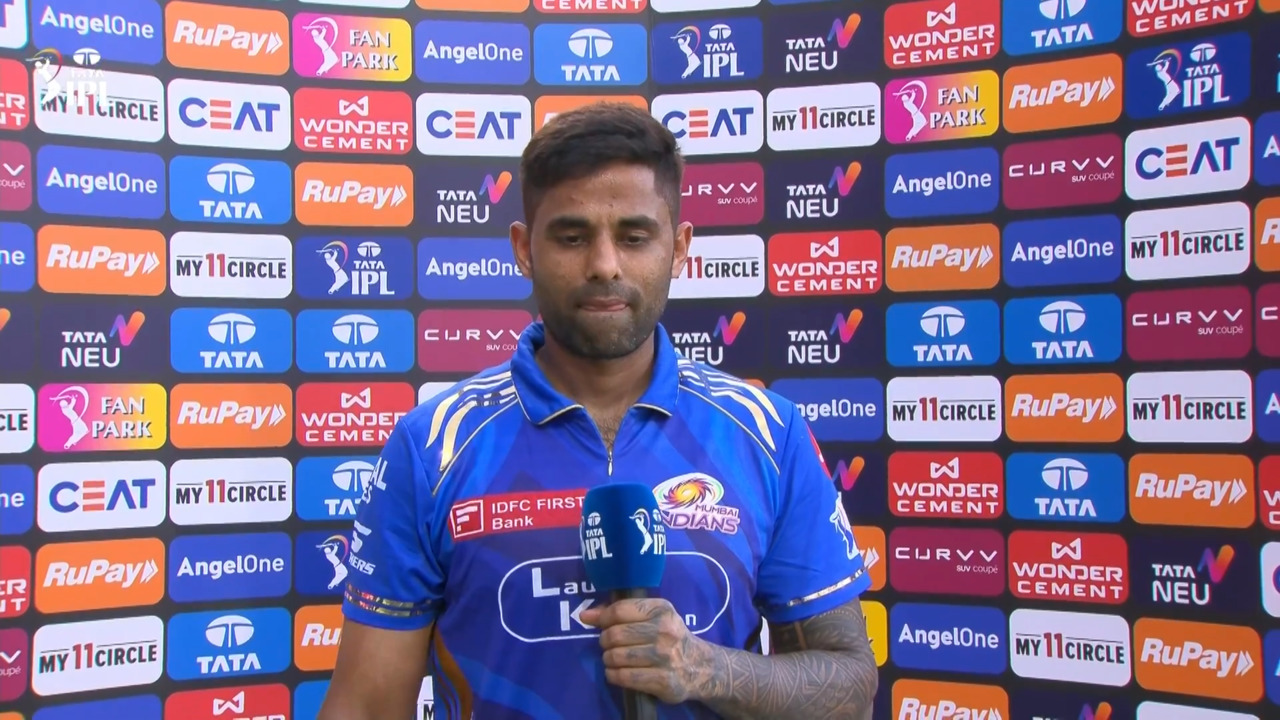 IPL 2025 M45: MI vs LSG - Suryakumar Yadav Interview