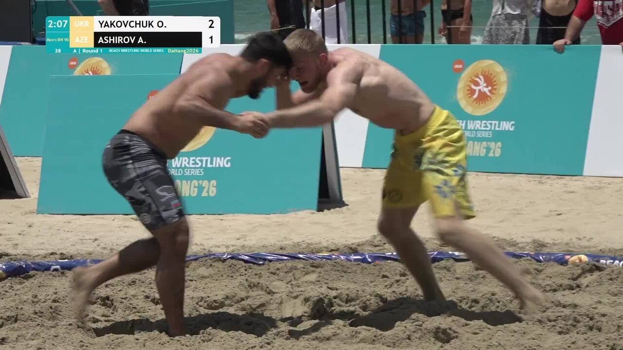 Oleksii YAKOVCHUK (UKR) vs. Ashraf ASHIROV (AZE) • A | Round 1 • Men's BW 90Kg
