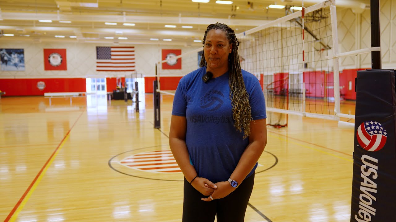 Tayyiba Haneef-Park | 2025 U.S. Girls U17 National Team | USA Volleyball background