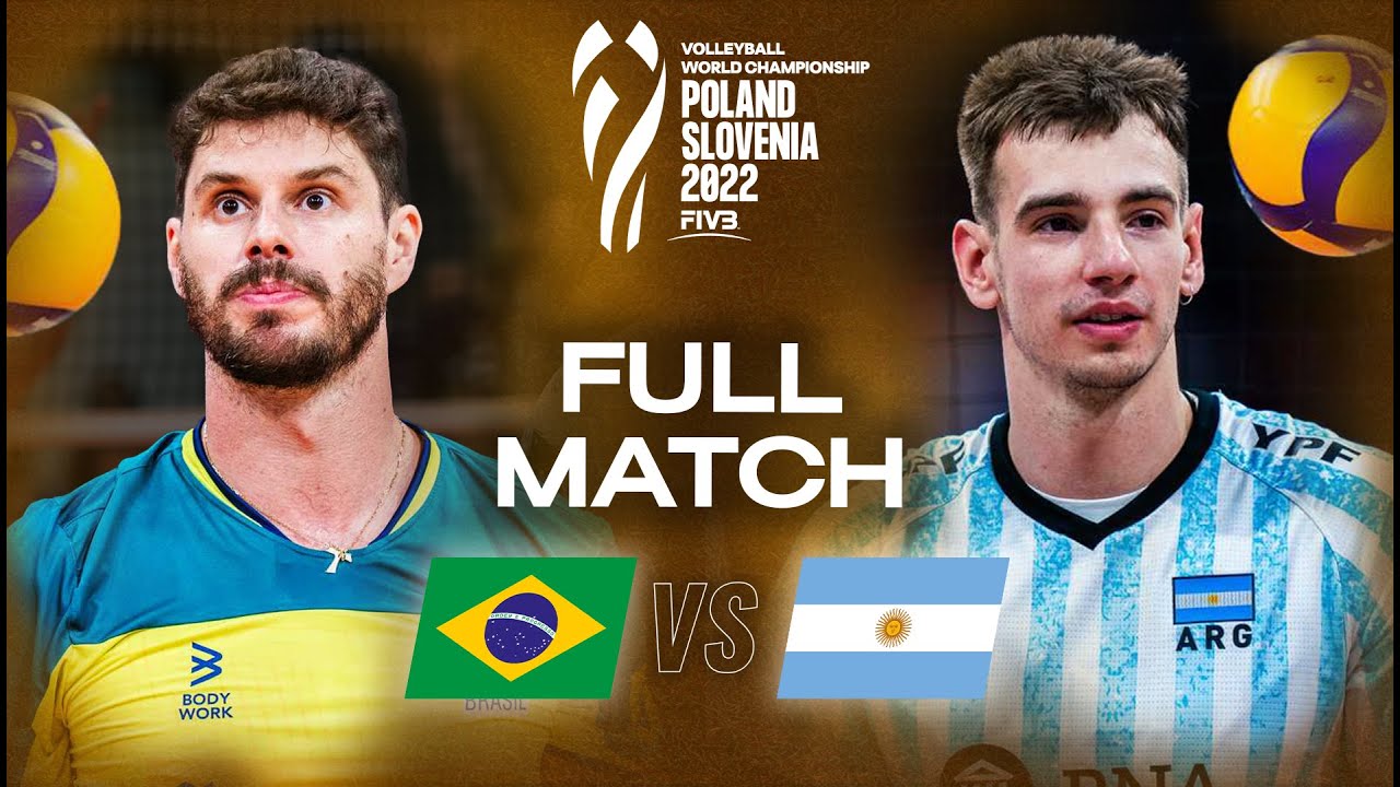 Brazil ๐ง๐ท vs. Argentina ๐ฆ๐ท - Quarter Final | Men's World Championships 2022 | Full Match