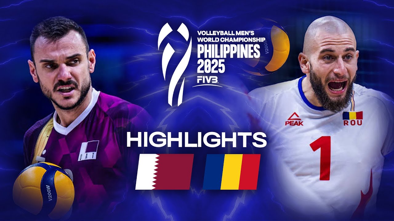 Qatar ЁЯЗ╢ЁЯЗж vs. Romania ЁЯЗ╖ЁЯЗ┤ - Highlights | Men's World Championships 2025 background