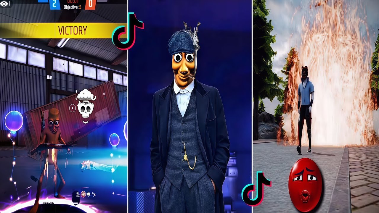 FREE FIRE AURA EDITS 😈💀 TIKTOK TROLL FACE TUTORIAL 🥵🔥 P.231 background