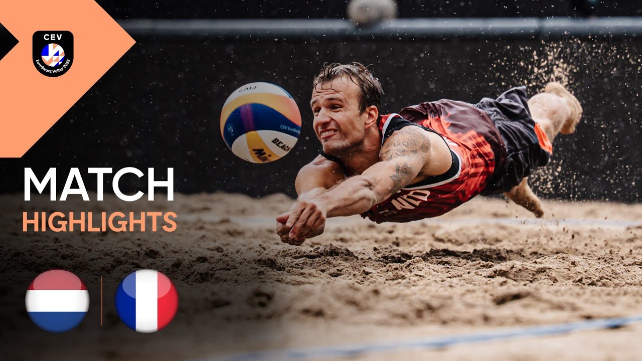 Match Highlights I FRA v NED I QuarterFinals I CEV EuroBeachVolley 2025