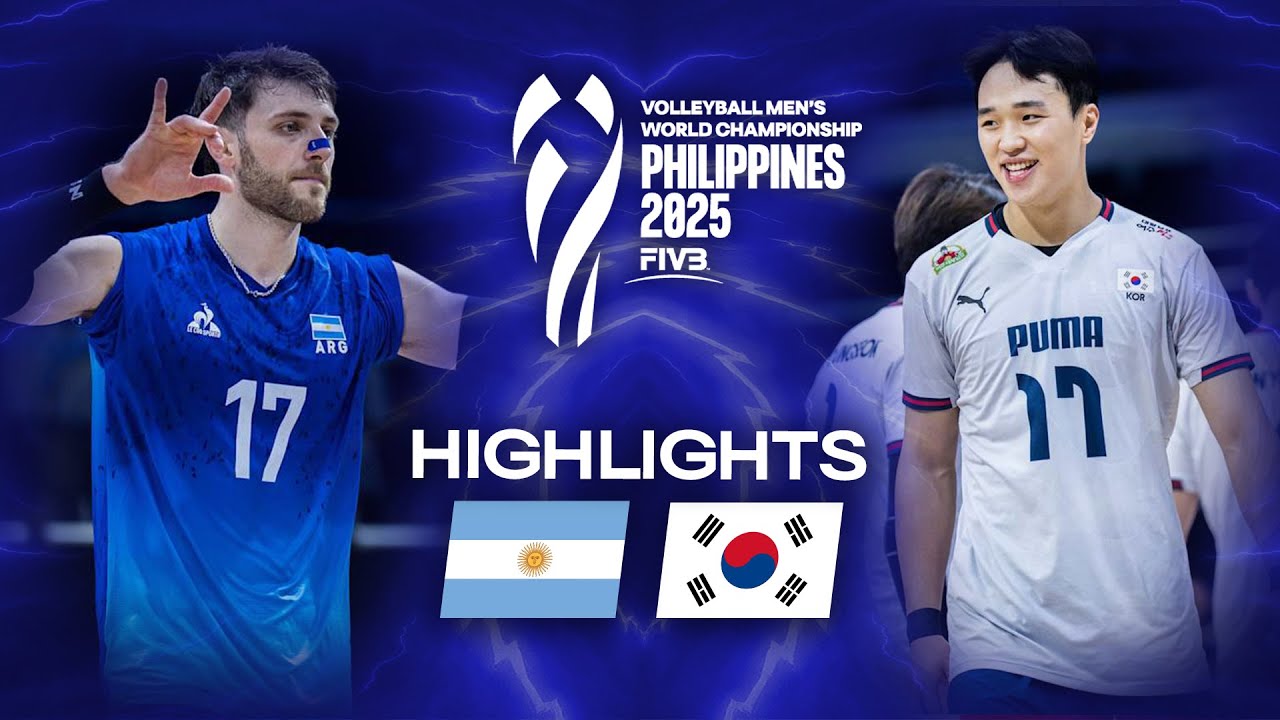 Argentina π¦π· vs. Korea π°π· - Highlights | Men's World Championships 2025