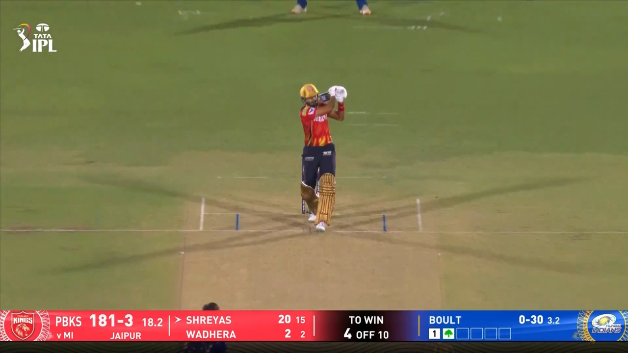IPL 2025 M69: PBKS vs MI - Shreyas Iyer Six