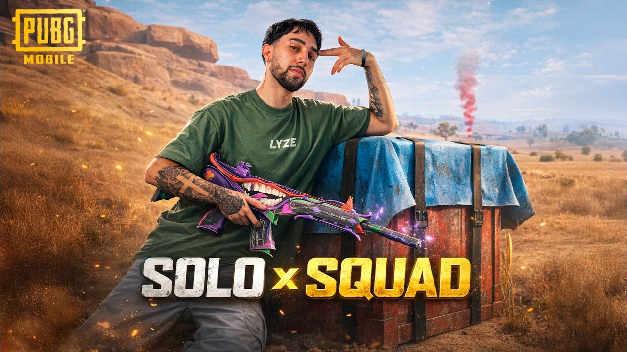 SOLO x SQUAD - PUBG MOBILE background