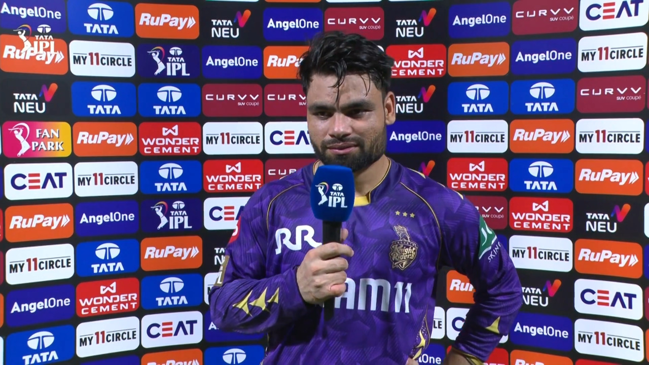 IPL 2025 M53: KKR vs RR - Rinku Singh Interview