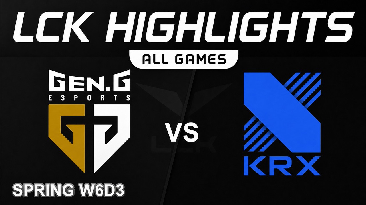 GEN vs KRX Higlights ALL GAMES | LCK 2026 Highlights W6D3 | GenG vs KRX