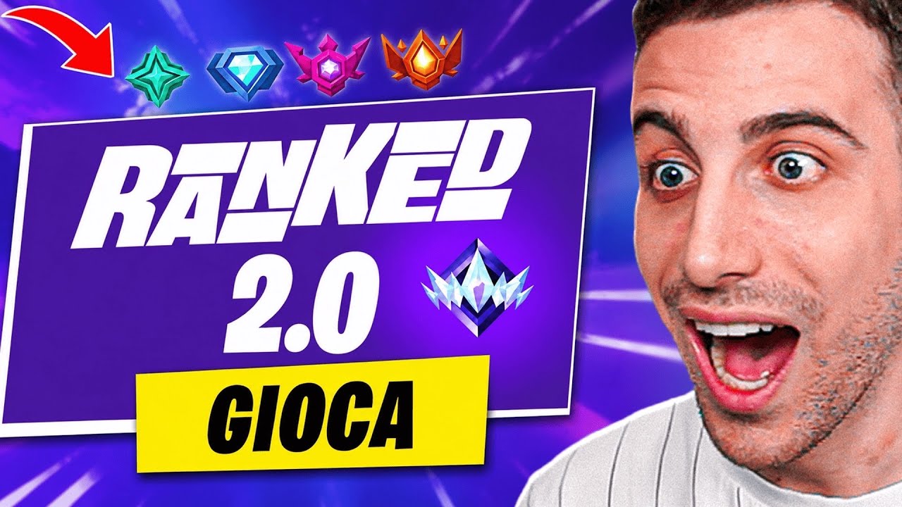 Gioco le NUOVE RANKED 2.0 per la Prima Volta! Fortnite ITA