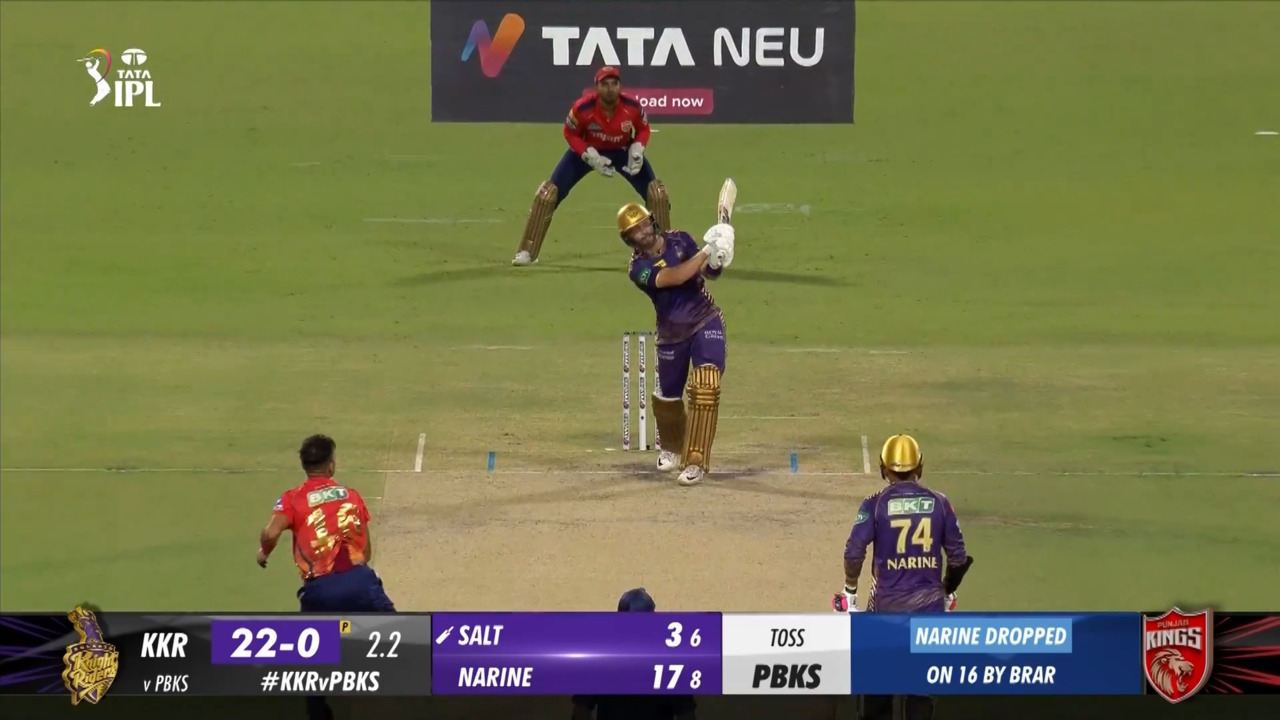M42: KKR vs PBKS – Phil Salt Six